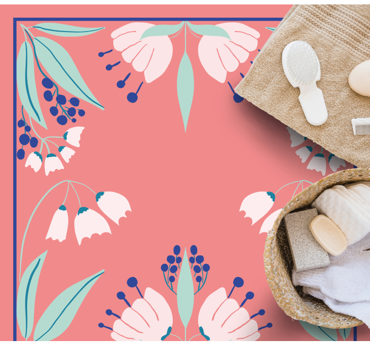 Raštų paletė gėlių rašto kilimėlis - „Tenstickers“