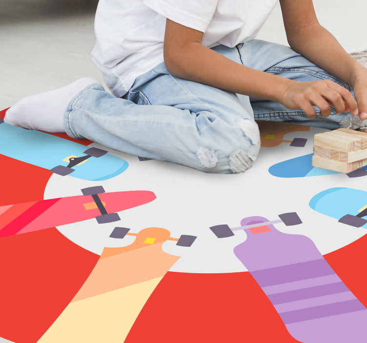 Riedlentės paauglių vinilo kilimėlių tipai - „Tenstickers“