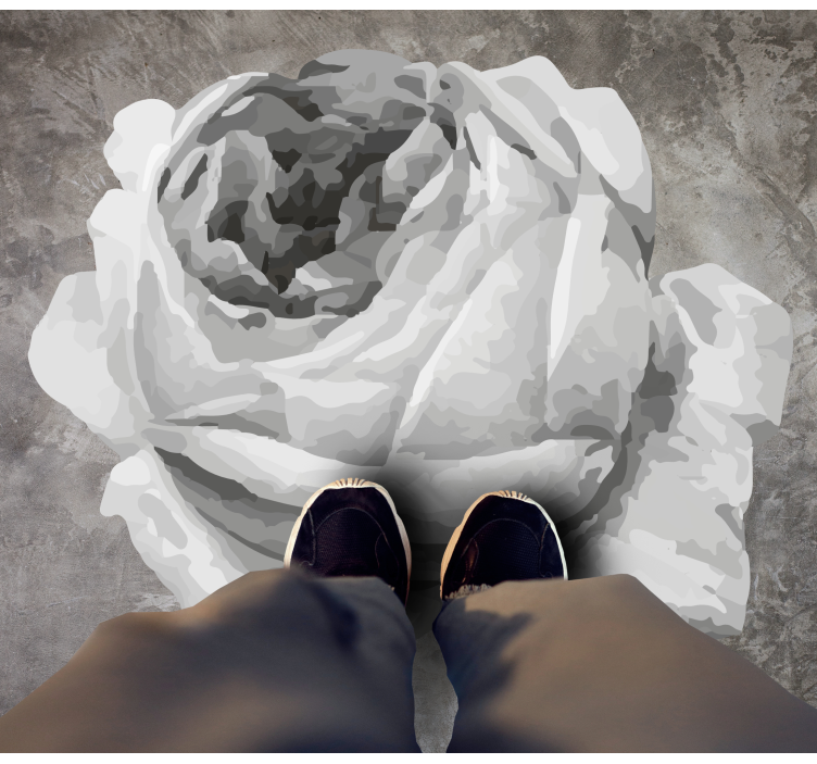 Rožių žiedas gėlių rašto kilimėlis - „Tenstickers“