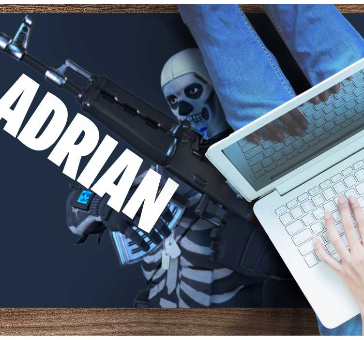 Pasirinktinis žaidimo skeletas paaugliams vinilo kilimėlis - „Tenstickers“