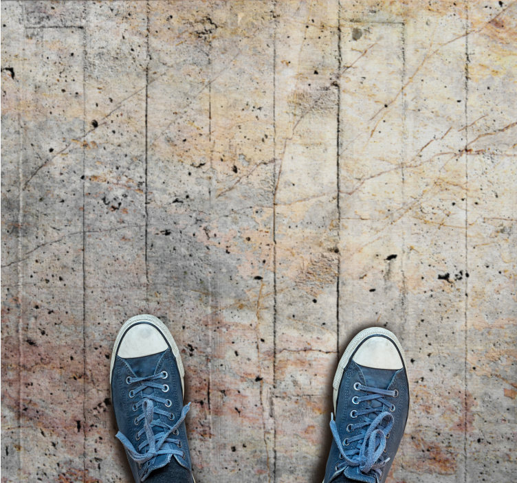 Senų pramoninių betoninių spalvų modernus kilimas - „Tenstickers“