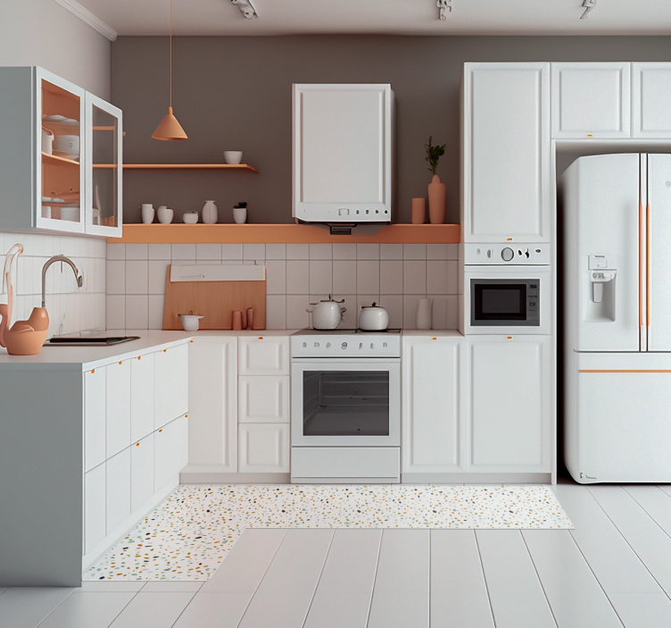 šiaurietiško stiliaus terrazzo tekstūros kilimas - „Tenstickers“