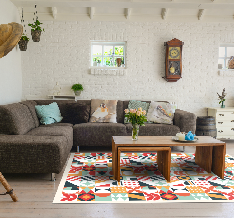 Simetriška mozaika geometriniai kilimas - „Tenstickers“