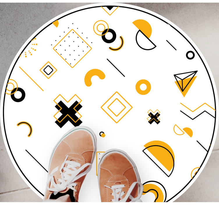 Šiuolaikinės matematikos figūros geometriniai kilimas - „Tenstickers“