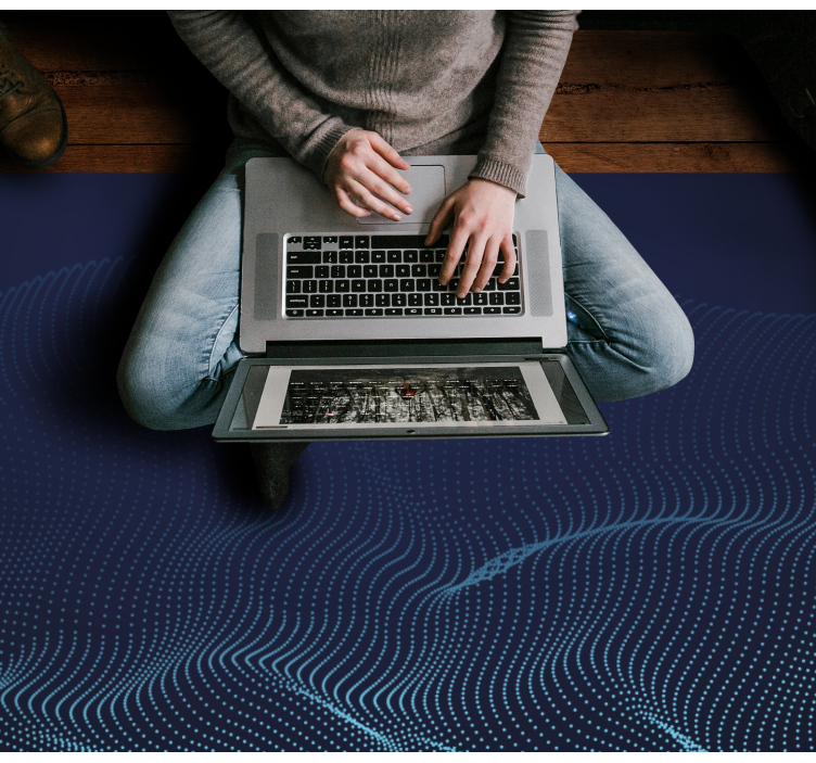 Skysčio bangos motyvas modernus vinilinis kilimas - „Tenstickers“