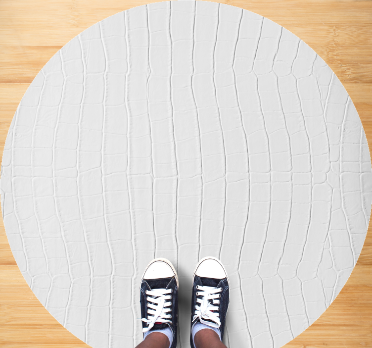Balto krokodilo raštas gyvūnų vinilo kilimėlis - „Tenstickers“