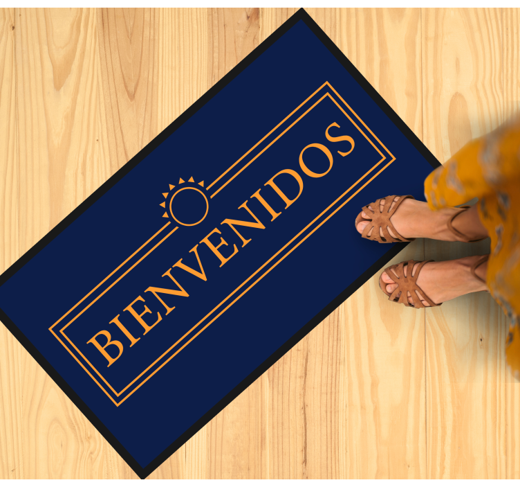 Sveikinimo žinutė modernus vinilinis kilimas - „Tenstickers“