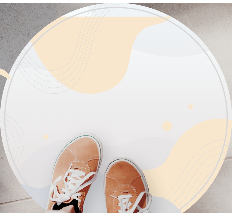 švelnių bangų motyvai minimalistinis kilima - „Tenstickers“