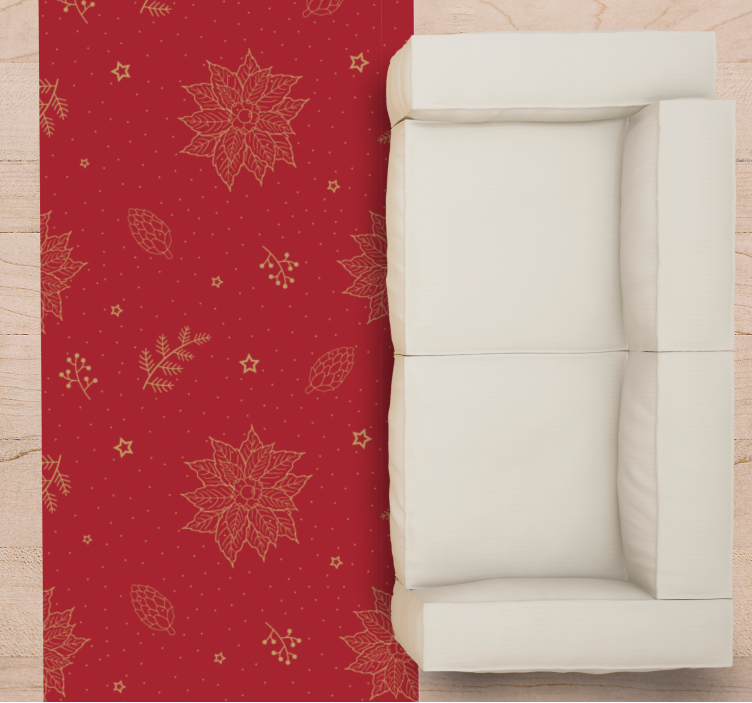 šventiniai gėlių motyvai mandala kilimėlis - „Tenstickers“