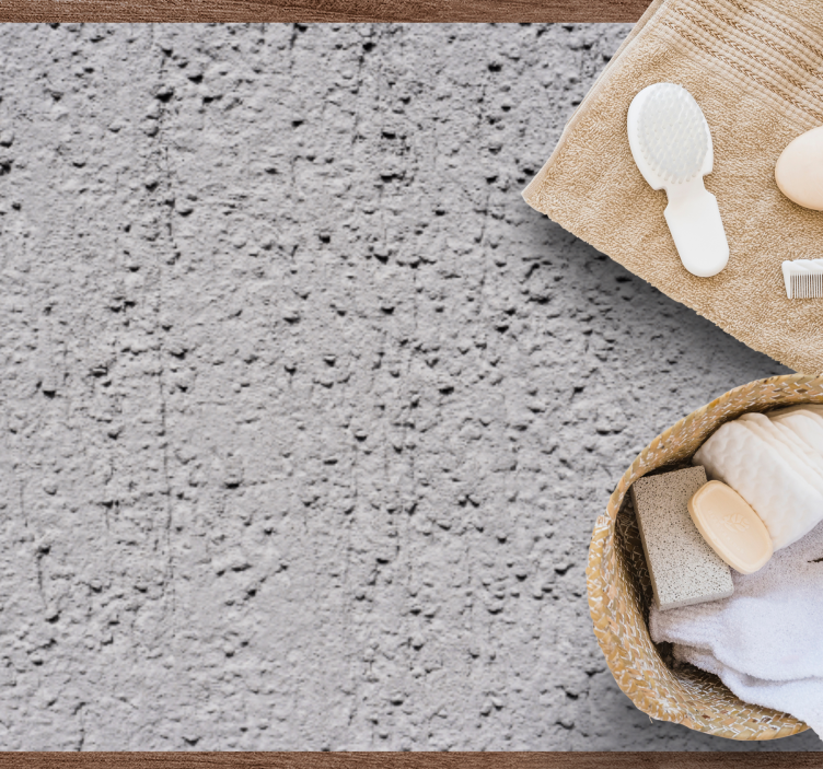 šviesiai pilka cemento tekstūros kilimas - „Tenstickers“