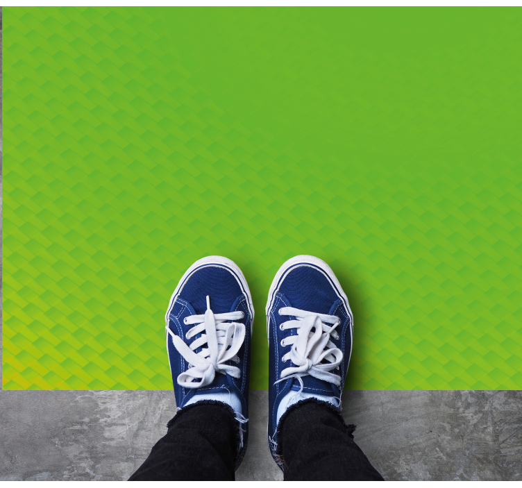 Tekstūruotas žalias paviršius medžio efekto kilimas - „Tenstickers“