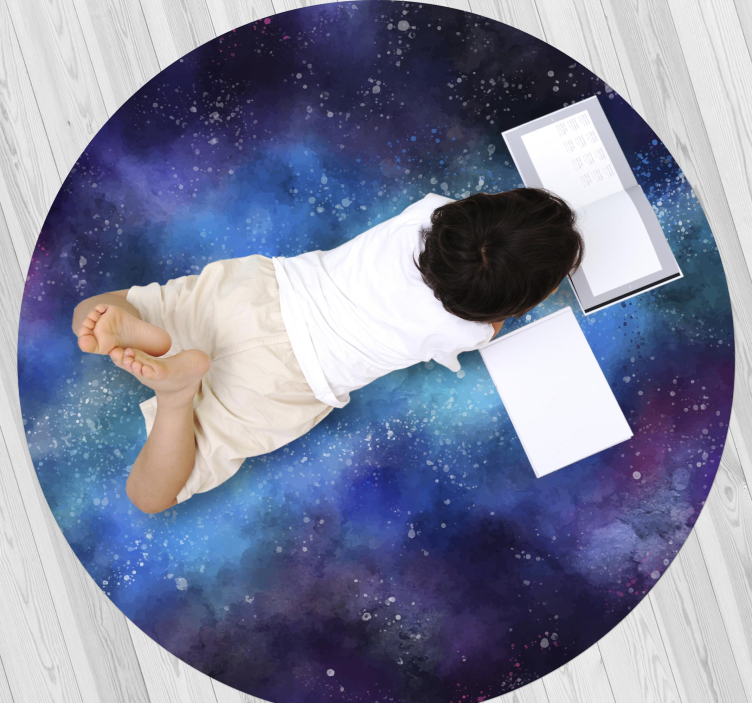 Vaikų ūko kosminis vaikų vinilo kilimas - „Tenstickers“