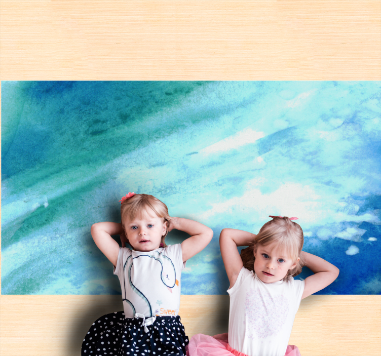 Vandens abstraktus srautas vinilo kilimas - „Tenstickers“