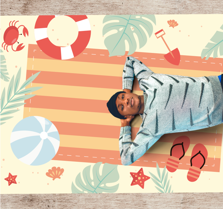 Vasaros nuotaikų scena vinilinis kilimėlis - „Tenstickers“