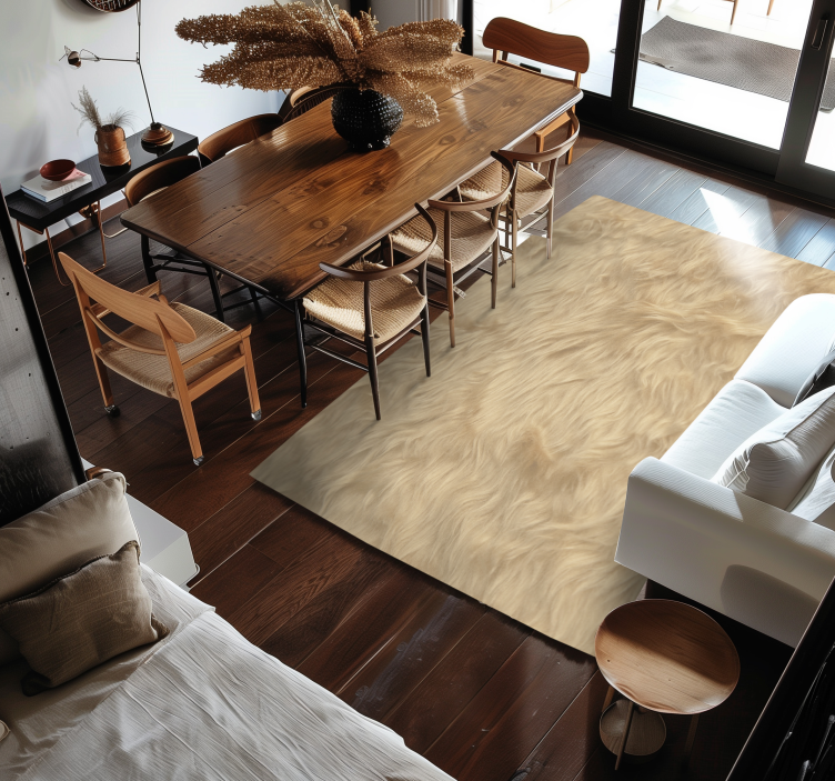 Vilnos efekto dizainas valgomosios kambario kilimas - „Tenstickers“