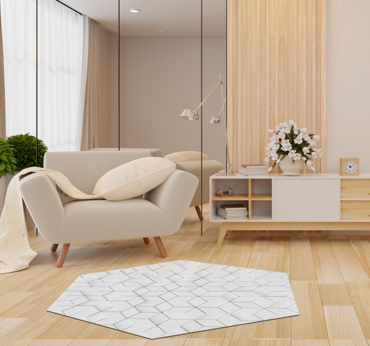 Vinilo kilimėlio geometrinis reljefo efektas - „Tenstickers“