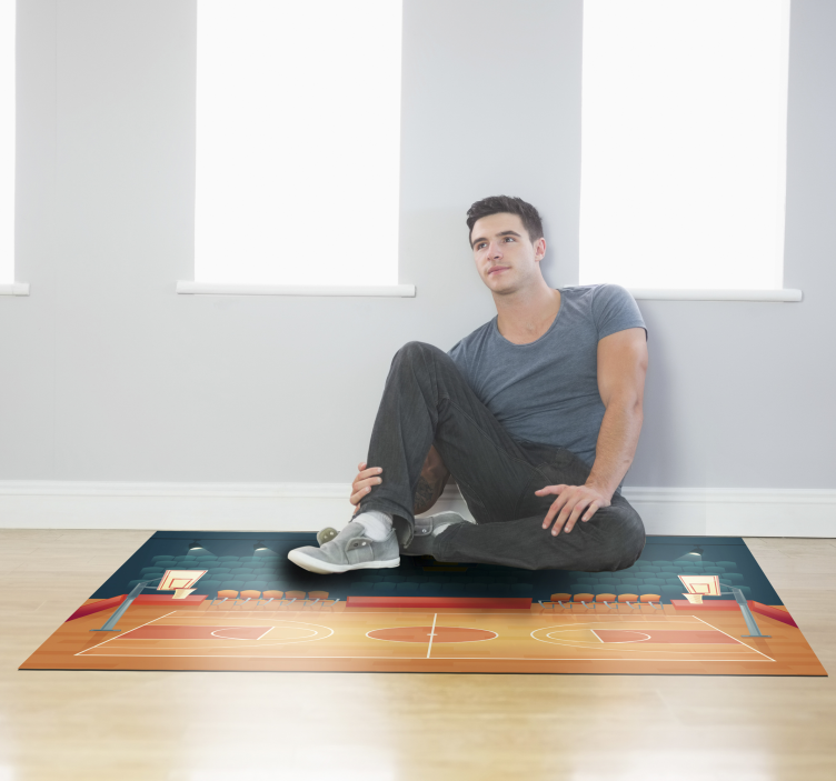 Vinilo kilimėlių krepšinio aikštelė su pavadinimu - „Tenstickers“