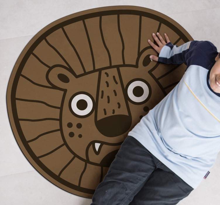 Vinilo kilimėlių liūtas vaikams gyvūnų kilimas - „Tenstickers“