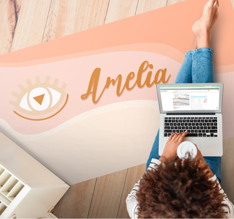 Vinyl kilimėlis su vardu pagal individualų dizainą - „Tenstickers“