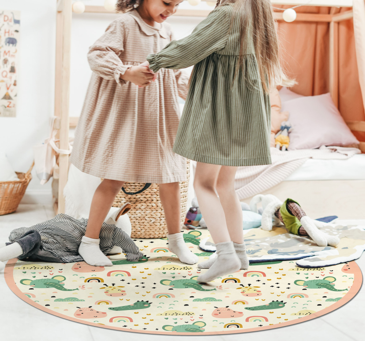 Šiaurės gyvūnų raštas vinilinis kilimėlis - „Tenstickers“