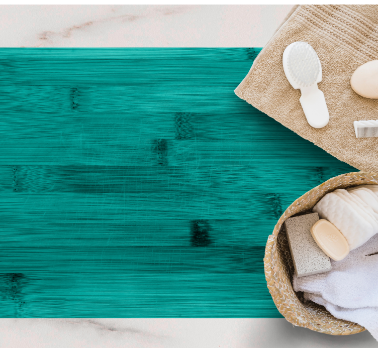 žalsvai mėlyna turkio tekstūra medžio efekto kilimas - „Tenstickers“