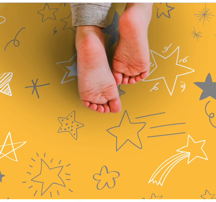 žvaigždėtos nakties raštai žvaigždžių vinilinis kilimėlis - „Tenstickers“