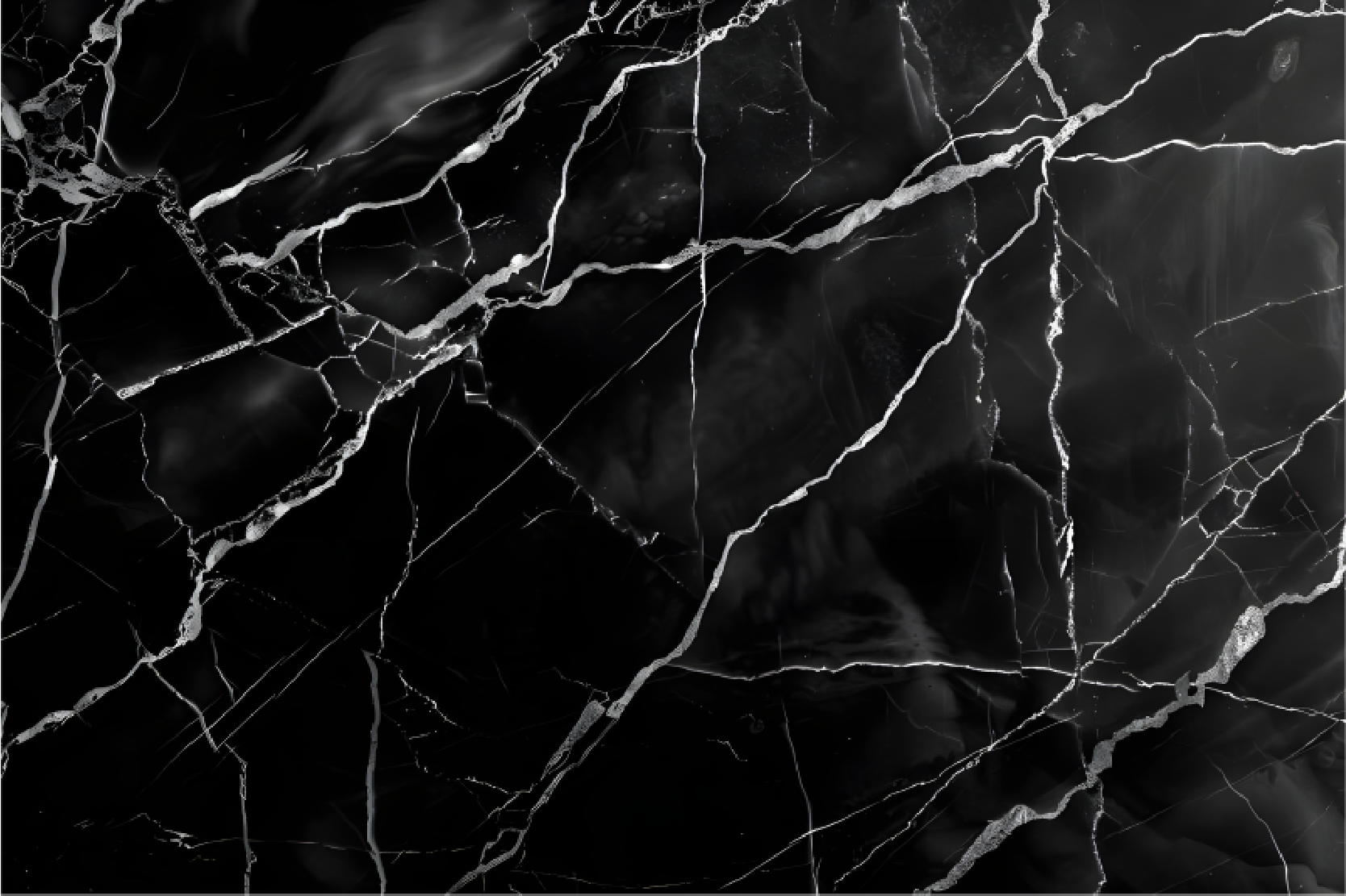 Marmuro imitacija juodos dizaino vinilo kilimėlias - „Tenstickers“