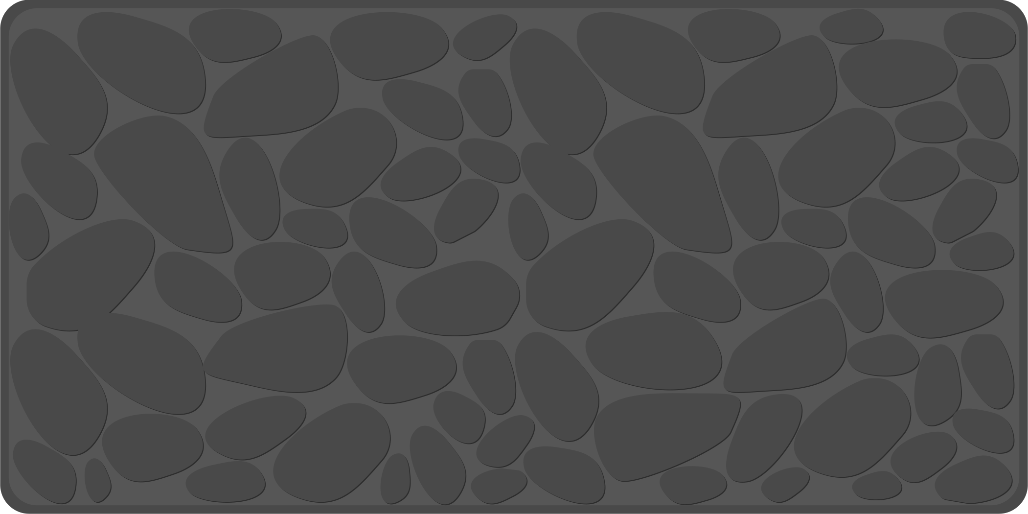 Pilko akmens efektas vonios kambario vinilo kilimėlis - „Tenstickers“