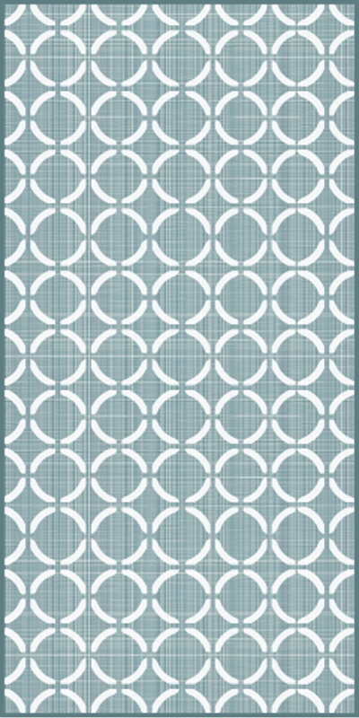 Senovinio stiliaus žalia kilimas virtuvei - „Tenstickers“