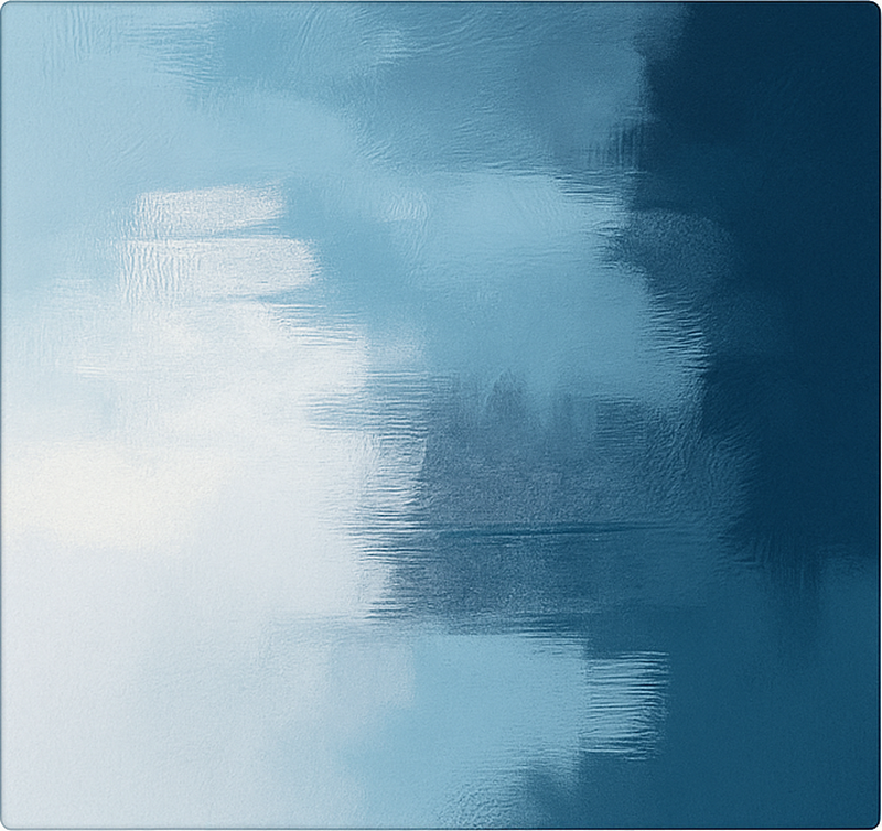 Abstraktus ekspresionistinis menas mėlynas kilimas - „Tenstickers“