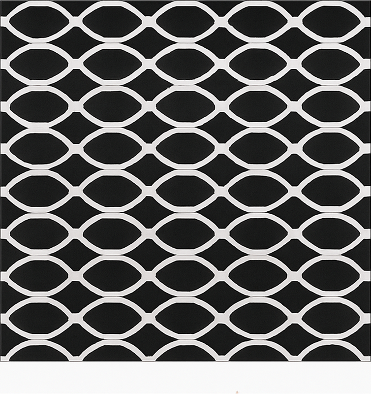 Monochrominis ovalus dizainas valgomosios kambario kilimas - „Tenstickers“