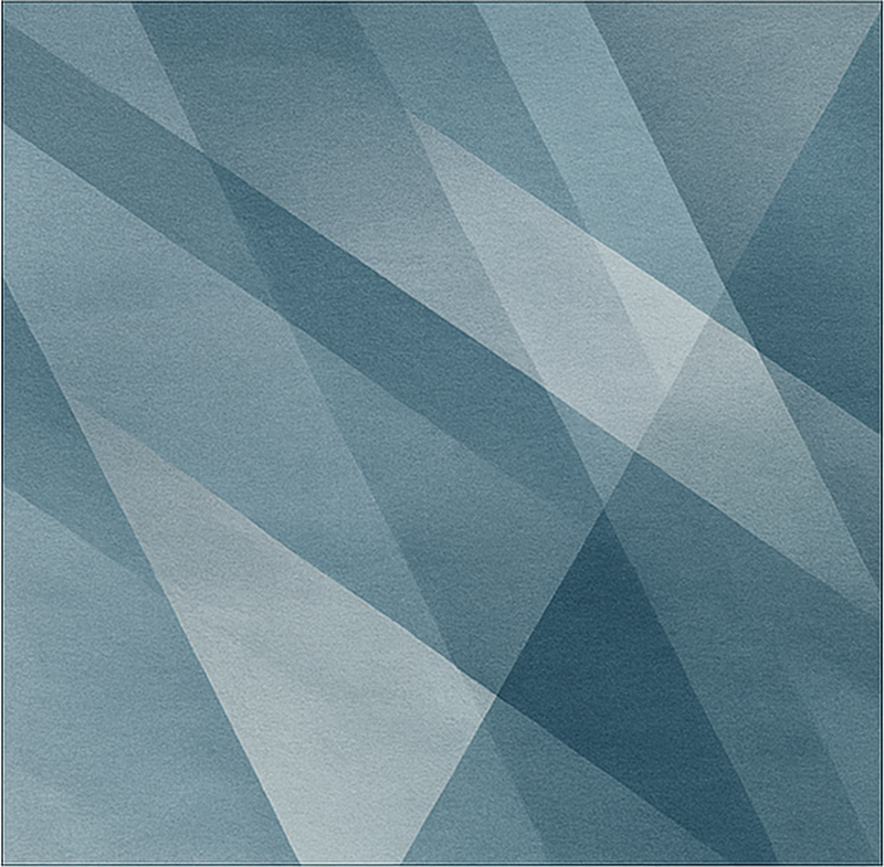 Abstraktus geometrinis gradientas valgomosios kambario kilimas - „Tenstickers“