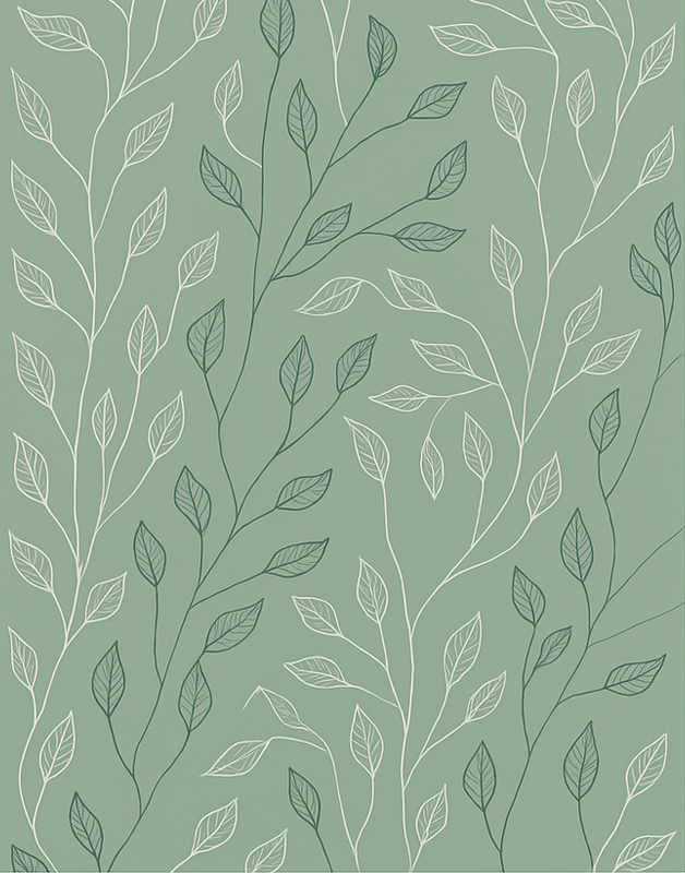 švarus botaninis sluoksnis valgomosios kambario kilimas - „Tenstickers“