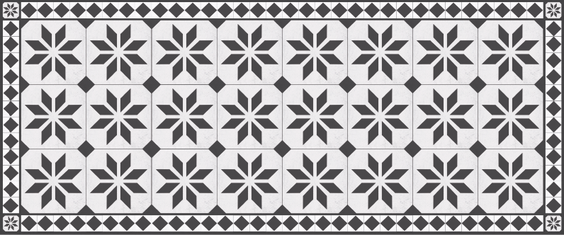 Senovinio stiliaus kilimas mozaikinė vinilo kilimėlė - „Tenstickers“