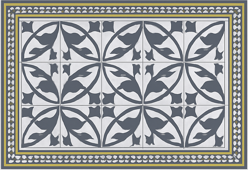 Vinilinis kilimas svetainei su encaustic stiliumi - „Tenstickers“