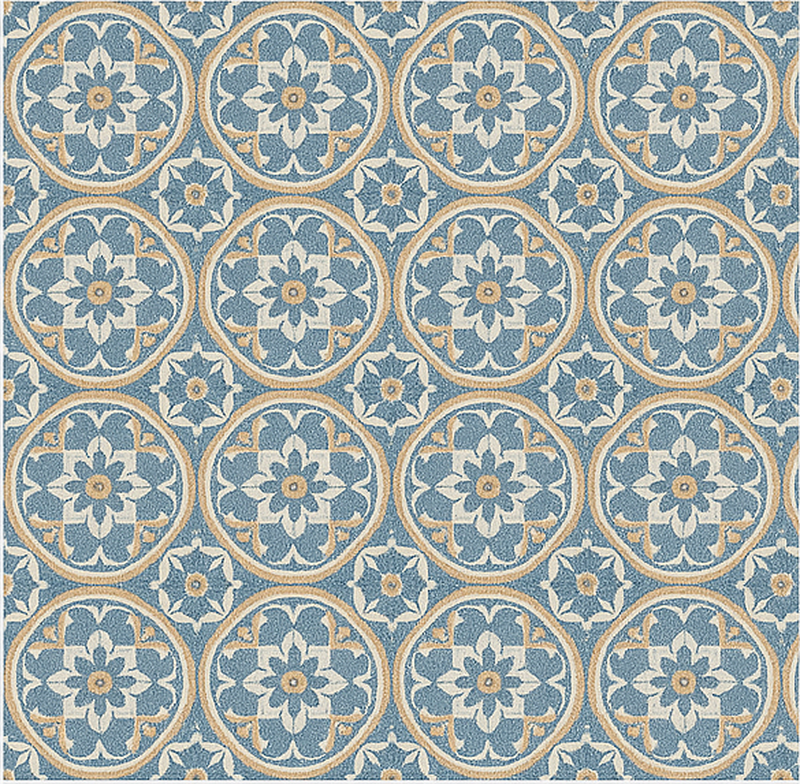 Vinilinis kilimas svetainei azulejo stiliaus - „Tenstickers“