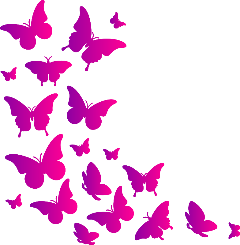 Gyvūnų vinilo kilimėlis lango drugelis - „Tenstickers“