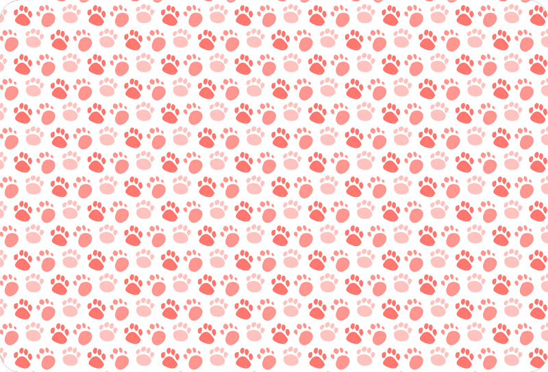 Gyvūnų vinilo kilimėlis šunų pėdų atspaudams - „Tenstickers“