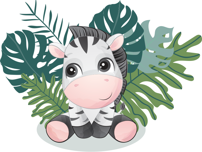 Gyvūnų vinilo kilimėlis afrikos zebra - „Tenstickers“