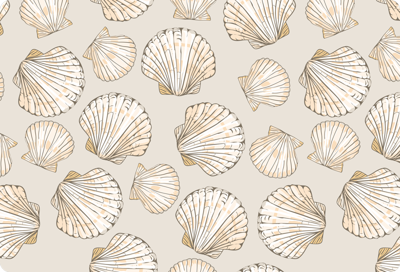 Gyvūnų vinilo kilimėlis dideliems ir mažiems kriauklėms - „Tenstickers“