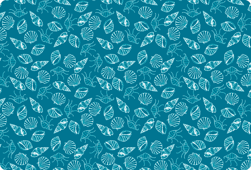 Gyvūnų vinilo kilimėlis kriauklių gyvūnai - „Tenstickers“