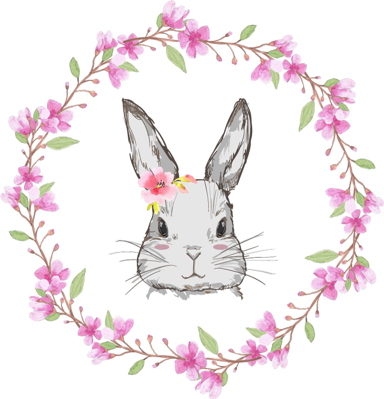 Gyvūnų vinilo kilimėlis laukinė afrika mergaitėms. - „Tenstickers“