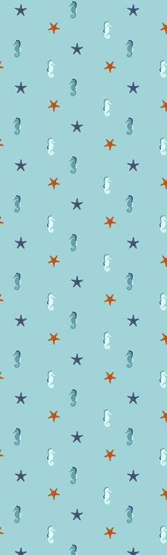 Gyvūnų vinilo kilimėlis jūrinio stiliaus - „Tenstickers“