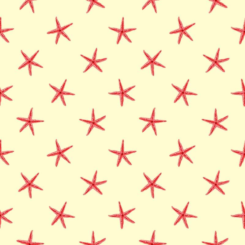 Gyvūnų vinilo kilimėlis žvaigždėžuvė ant smulkaus smėlio - „Tenstickers“