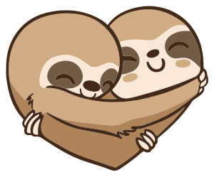 Gyvūnų vinilo kilimėlis anime tinginio širdis - „Tenstickers“