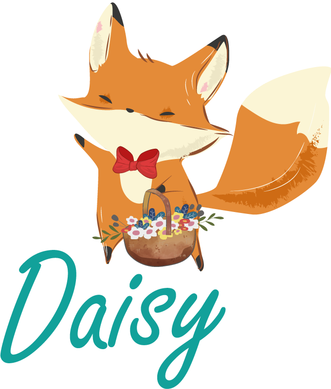 Gyvūnų vinilo kilimėlis žaismingas lapinas - „Tenstickers“