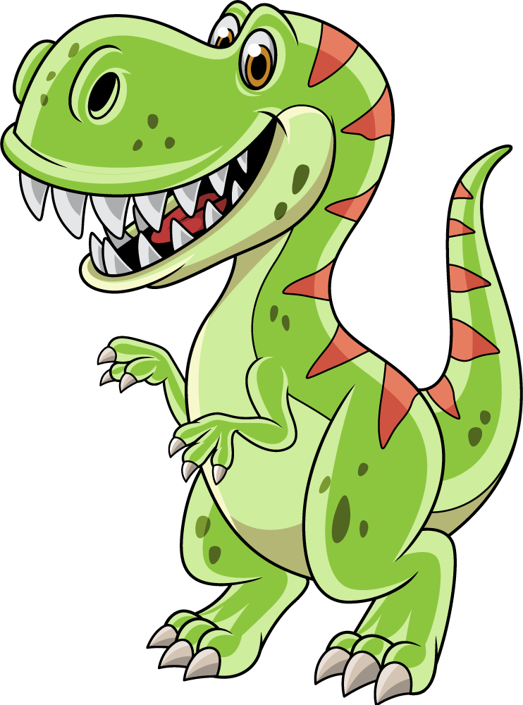 Gyvūnų vinilo kilimėlis su animaciniu tiranosauru rex - „Tenstickers“