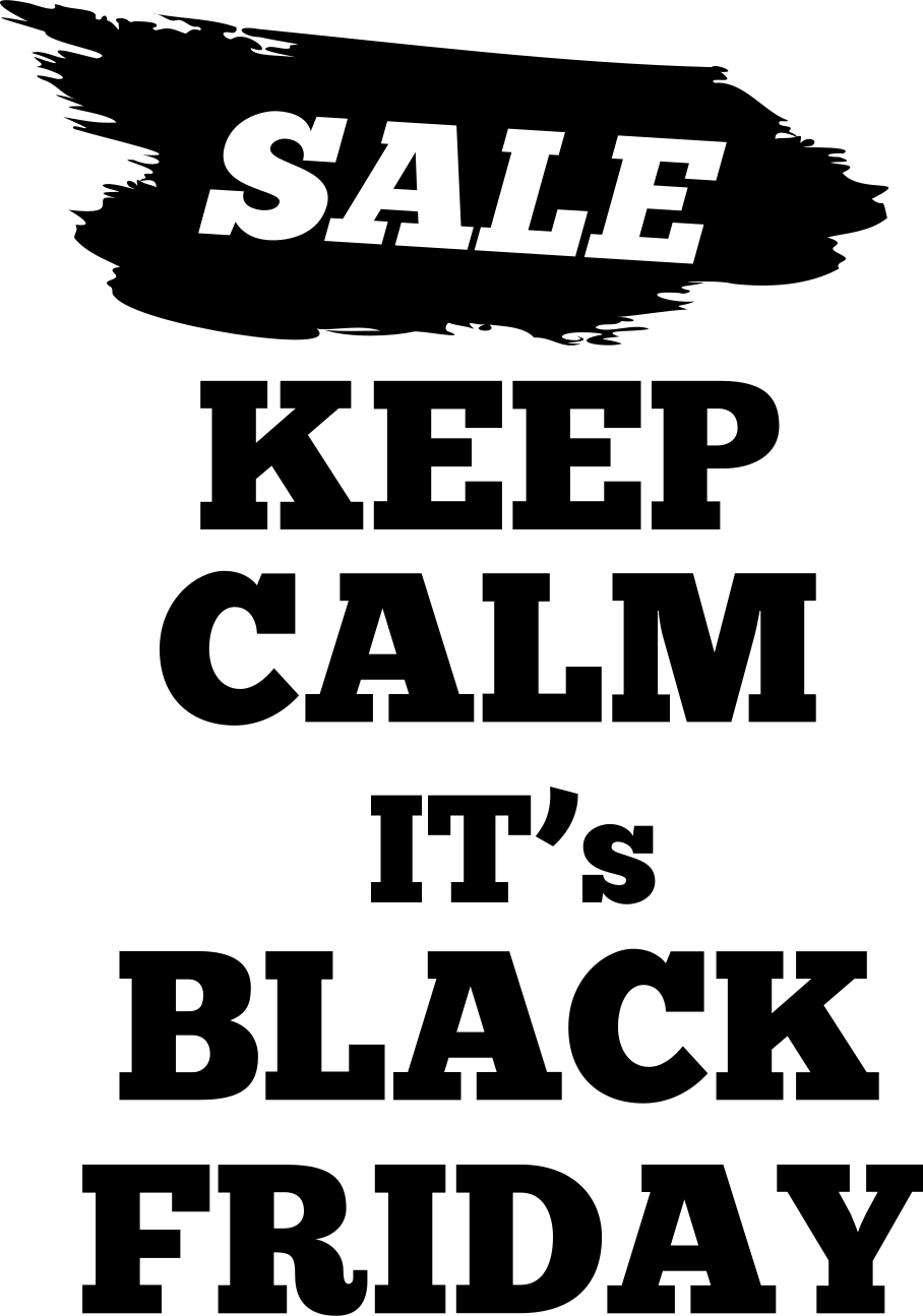 Black friday vinilo kilimėlis akcijos vėliava - „Tenstickers“