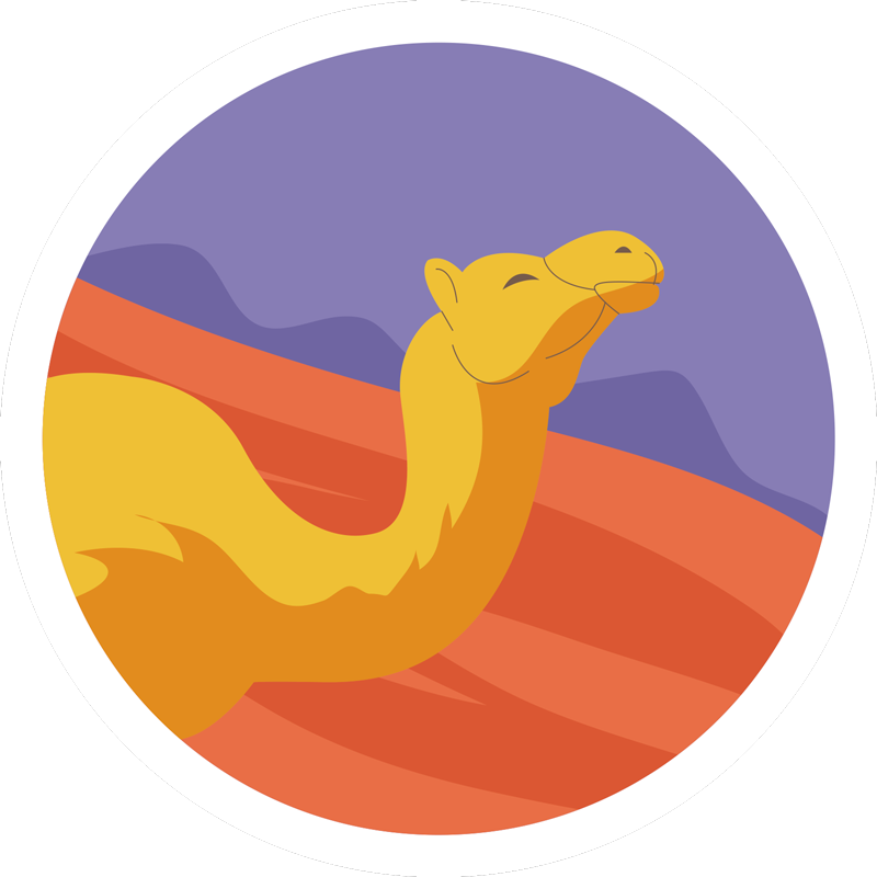 Gyvūnų vinilo kilimėlis dykumos gyvūnams - „Tenstickers“