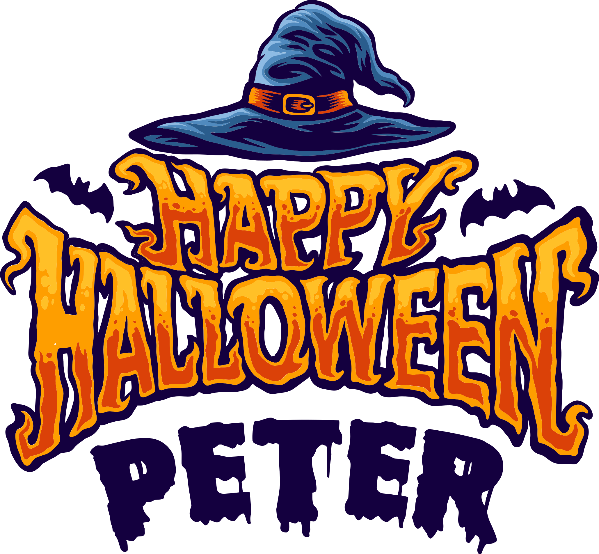 Halloween kilimėlis su asmeniniu užrašu - „Tenstickers“